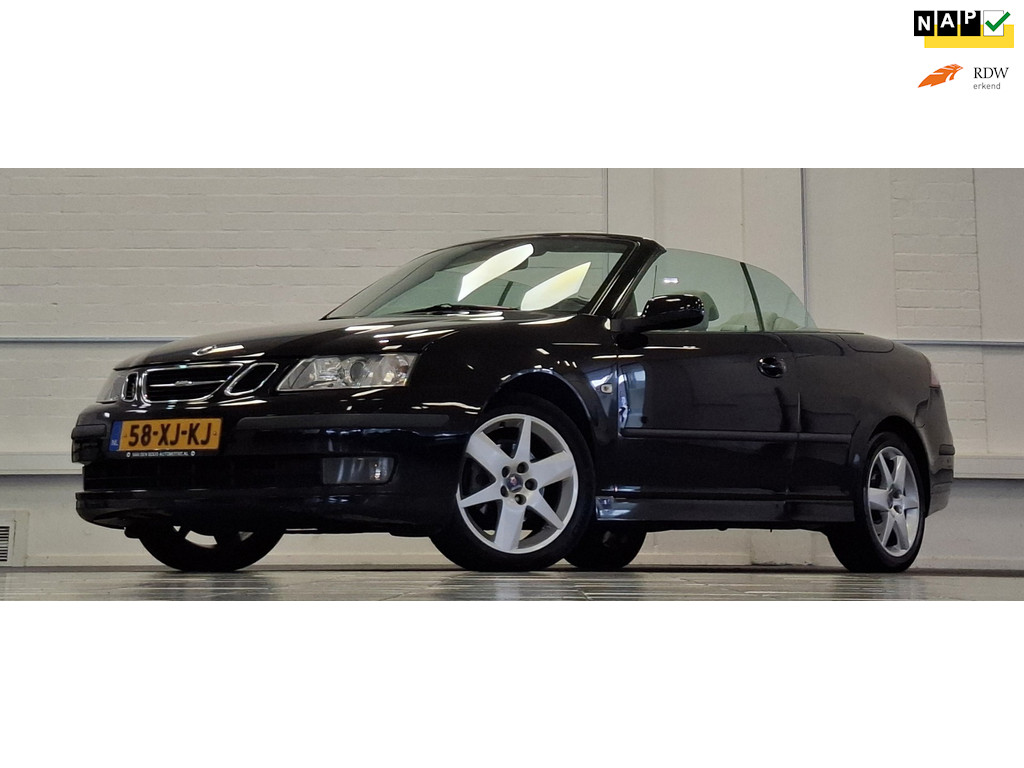 Saab 9-3 Cabrio 1.8t Vector A/T Leder Navi PDC 100% Onderhouden Garantie 57009244-0.jpg | van den Boog Automotive